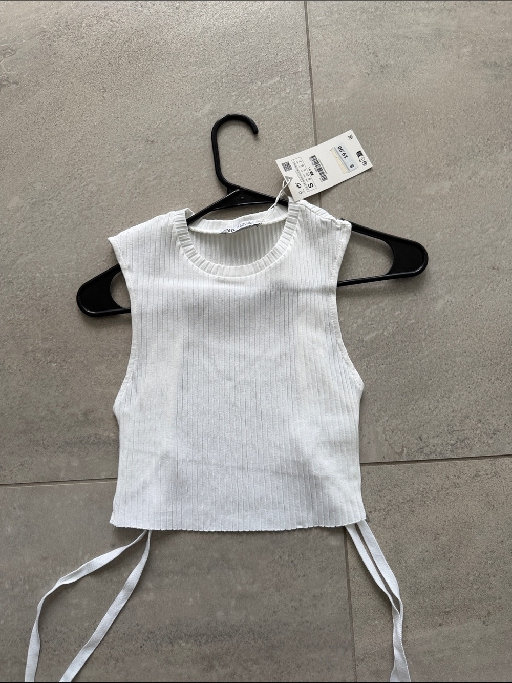 Zara Ribbed Crop tank